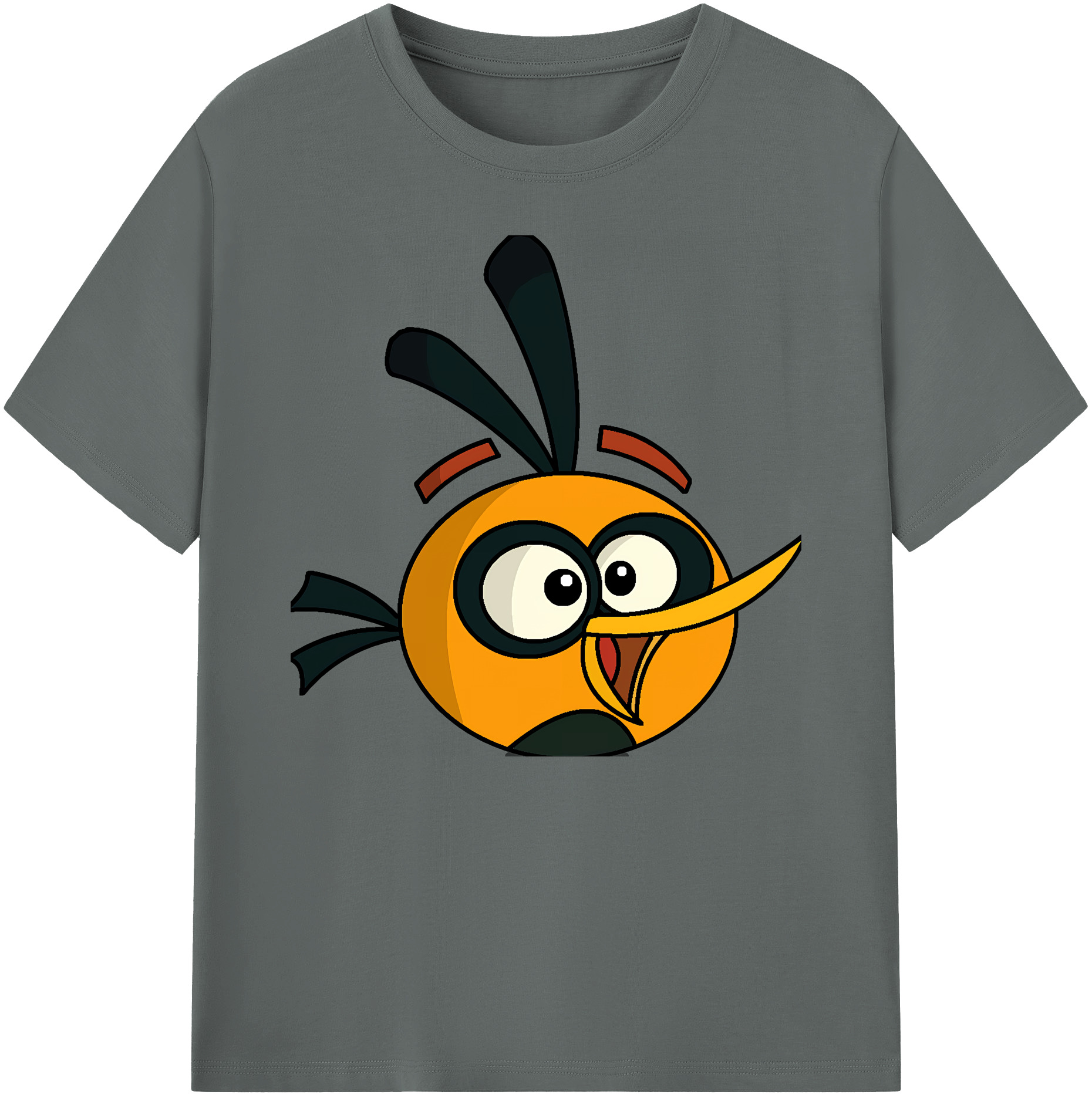 （画像用） Angry Birds アングリーバード 綿100％ メンズ半袖Tシャツ｜肌触りやわらか＆通気性
